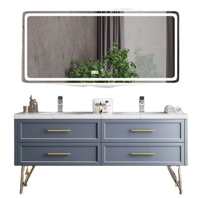 Bathroom standing vanity cabinet  double sink modern cabinet bathroom vanity fashion wall bathroom mirror