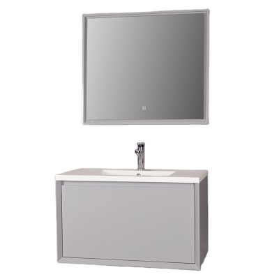 Wash art basin bathroom cabinet basin bathroom closet cabinet led touch screen bathroom mirror