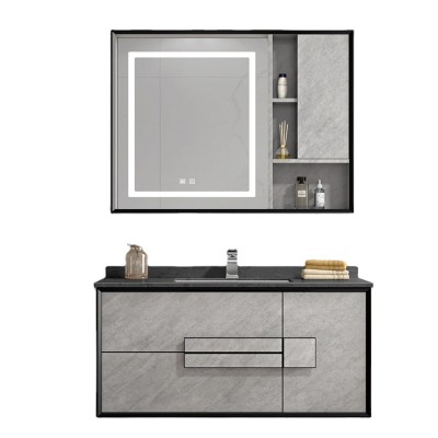 Bathroom drawer organizer storage cabinet luxury bathroom cabinet led mirror cabinet with shelves