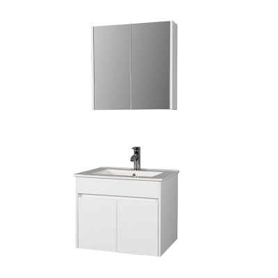 Customized modern bathroom wash basin sink basin combination cabinet set