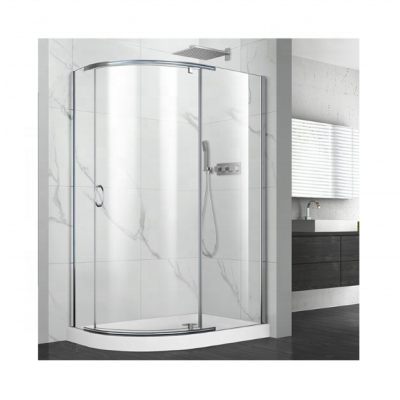 2020 new design luxury sliding door roller shower room